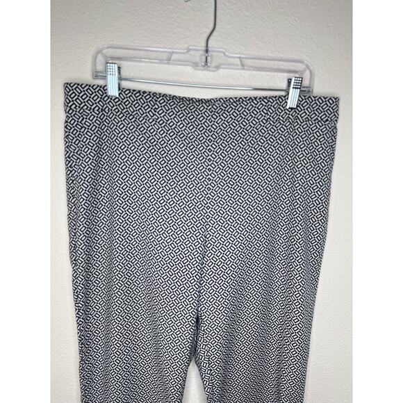 J. JILL Essential Slim Ankle Geometric Print Pants Size 14 - Picture 5 of 5